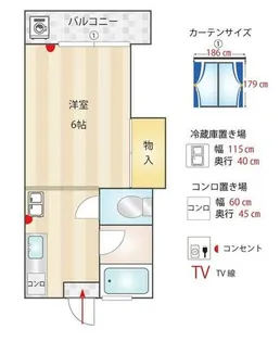 第7エクセルアーバン【202号室】の間取り