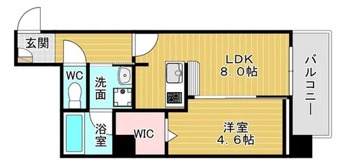 プラチナコート【4階】の間取り