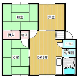 3DKの間取り画像