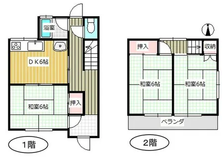 愛知県津島市喜楽町【一戸建】の間取り