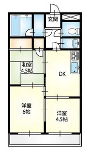 ヤマイチPLAZA東松江【3階】の間取り