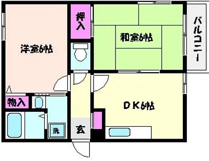 兵庫県神戸市東灘区北青木4丁目【マンション】の間取り