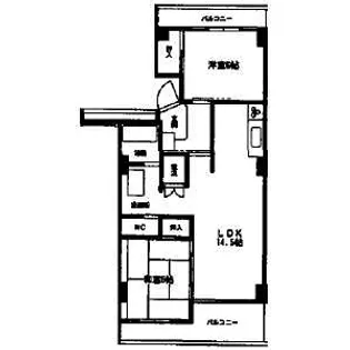 ハイツ宝3【503号室】の間取り