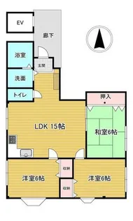 斉藤ビル【301号室】の間取り