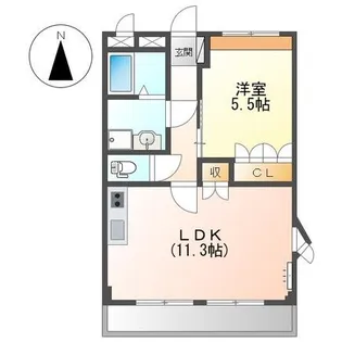 エルピスⅡ【2階】の間取り