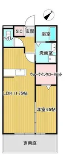 カーサ スピアジア【203号室】の間取り