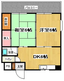 日東興産ビルⅡ【305号室】の間取り