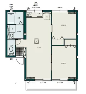 シティハイム アミーカA【202号室】の間取り