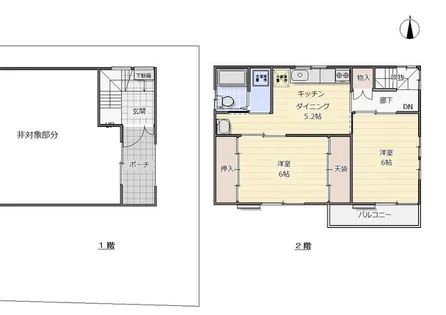 京都市伏見区菊屋町 2階【2号室】の間取り
