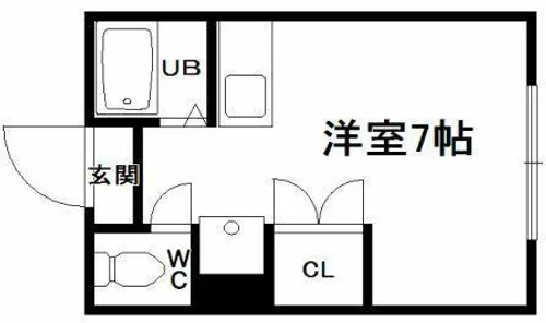 グリューネンハイム【1階】の間取り