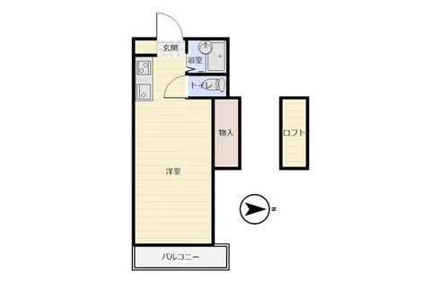 ブルーメンⅡ【205号室】の間取り
