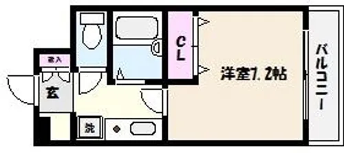 兵庫県神戸市東灘区住吉宮町3丁目【マンション】の間取り