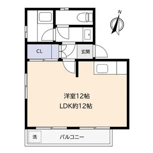 サニーテラス芦屋【2階】の間取り