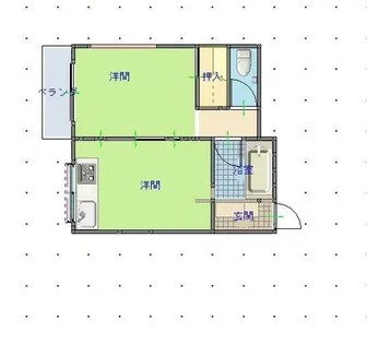 福岡県北九州市八幡西区熊西1丁目【マンション】の間取り