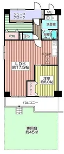 三津屋グリーンハイツ【1階】の間取り