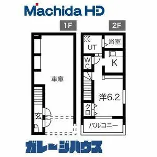 大阪府藤井寺市梅が園町【一戸建】の間取り