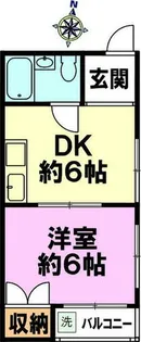 エスポアール六甲【201号室】の間取り