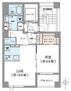 レイシスレジデンス【8階】の間取り