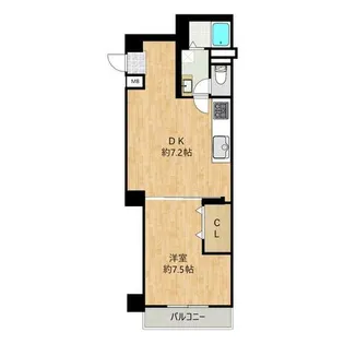 京都府京都市右京区西院西貝川町【マンション】の間取り