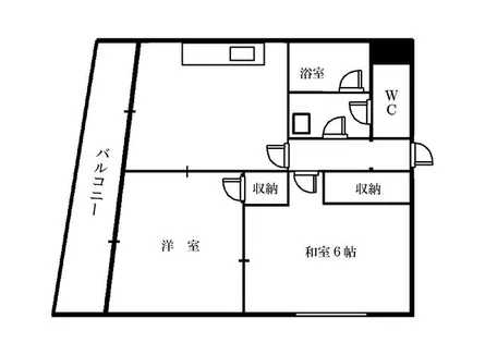 丸元北ビル【303号室】の間取り