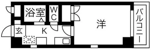 N・フラッツ浄心【402号室】の間取り