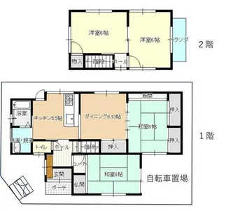 兵庫県高砂市中島3丁目【一戸建】の間取り
