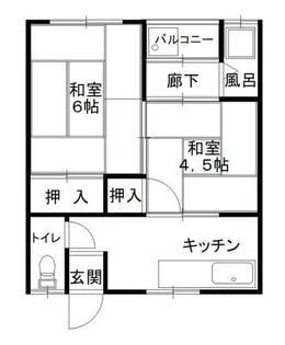 内山文化【1階】の間取り