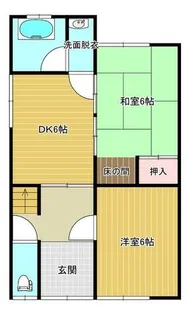 和歌山県田辺市下万呂【一戸建】の間取り