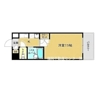 福岡県福岡市博多区吉塚2丁目【マンション】の間取り