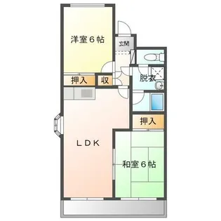 敷田ビル【203号室】の間取り