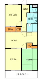 ミサトピア北山【1階】の間取り