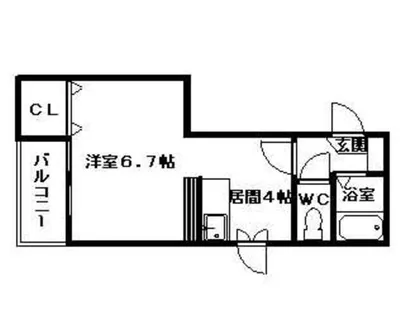 ツインビルいとう1号館【4階】の間取り