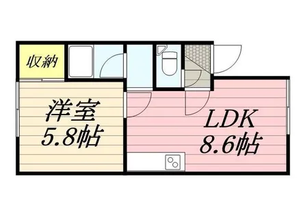 コートブランシェ【0203号室】の間取り