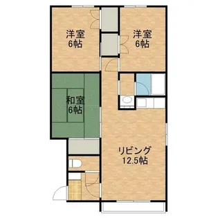 TRヴィラ【102号室】の間取り