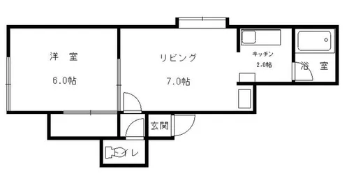 クレバーコート【205号室】の間取り