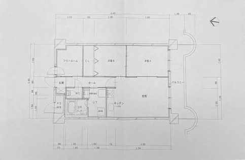 ライオンズマンション第3大通【3階】の間取り