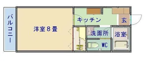 ウィルコバ【4階】の間取り