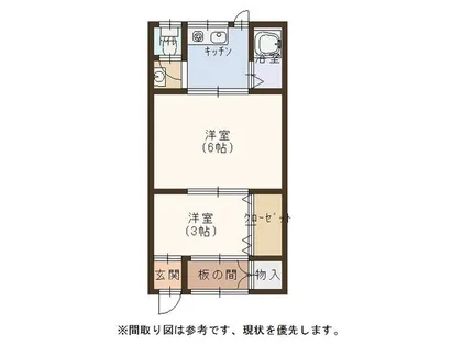 兵庫県神戸市兵庫区大同町3丁目【アパート】の間取り