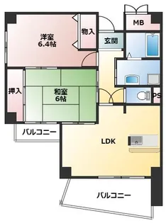 サンベリオ【501号室】の間取り