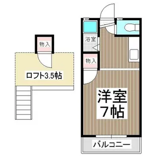 エクセル新宮駅前【105号室】の間取り