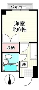 メゾン岡本【202号室】の間取り