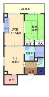 エルヴィエント花北【3階】の間取り