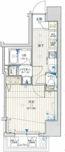 アドバンス三宮ステージア【9階】の間取り
