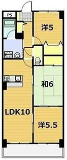 京都府京都市伏見区石田桜木【マンション】の間取り