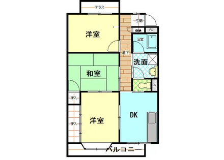 愛知県蒲郡市三谷町弥生1丁目【マンション】の間取り