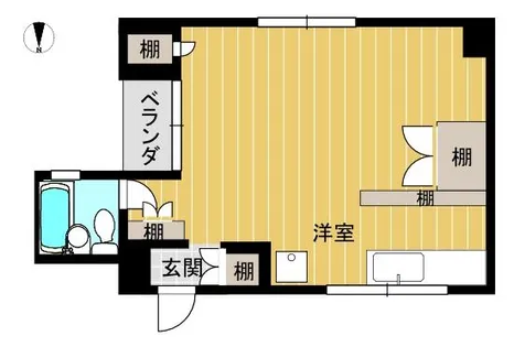 フェリーチェ小倉【202号室】の間取り