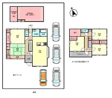 愛知県豊川市大木町鑓水【一戸建】の間取り