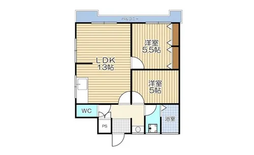 第一睦実ビル【301号室】の間取り