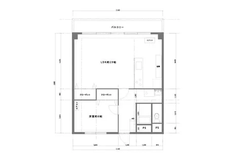 コーポ津雲台【3階】の間取り