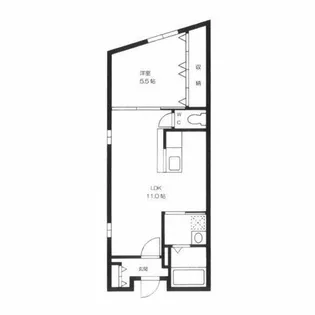播磨ベルハウス【1階】の間取り